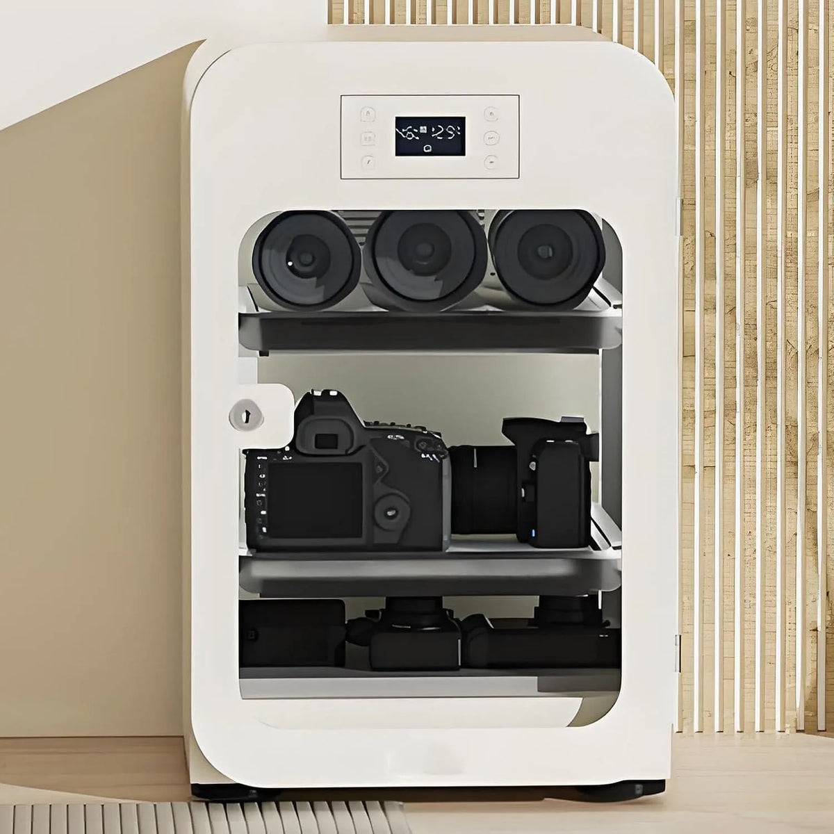 Luftentfeuchter, 40 L, Weiß, 40L Smart Dry Cabinet Kamera Digital Control Entfeuchtung