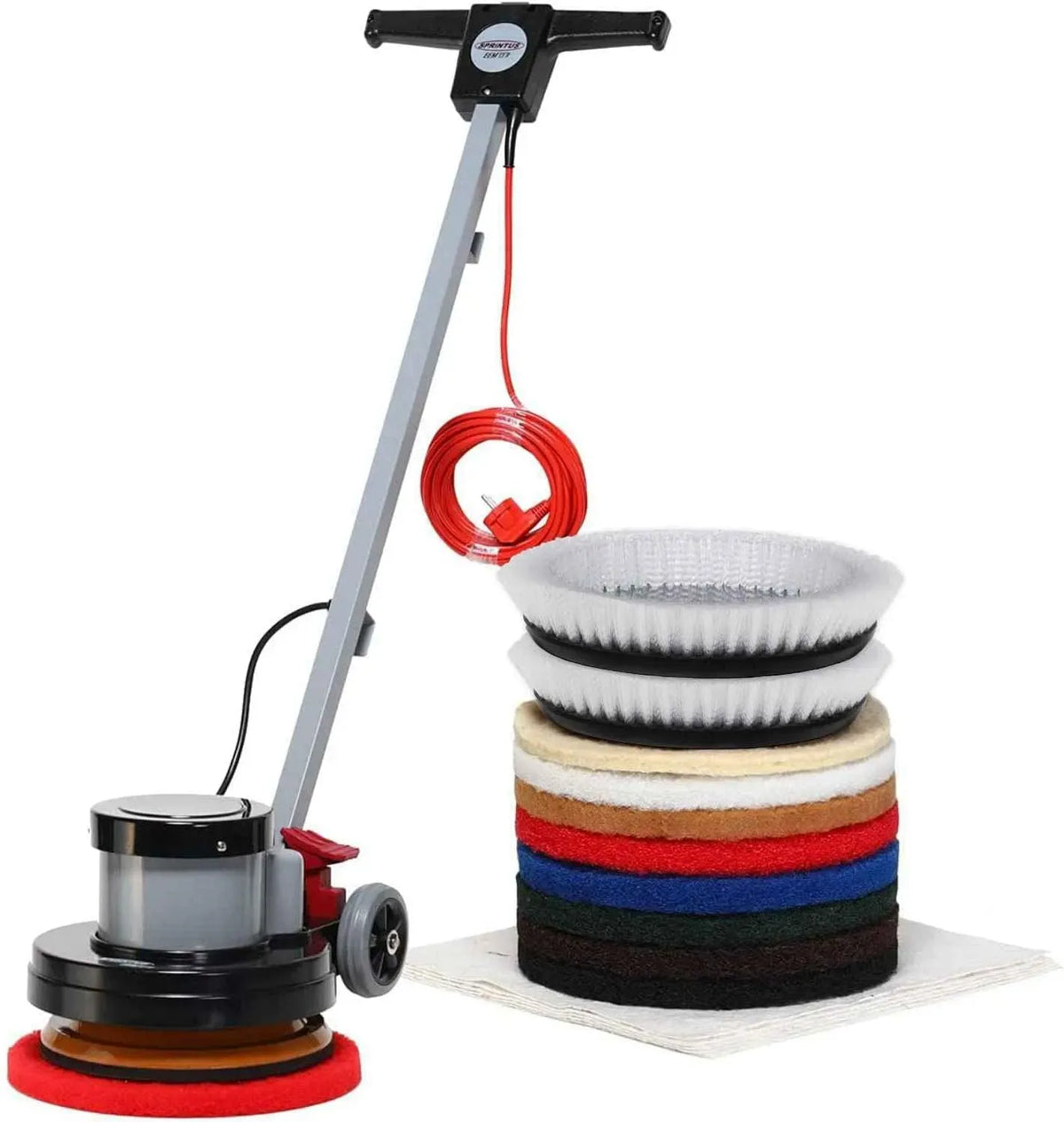 Z12C Poliermaschine, floorboy, Einscheiben Reinigungs- und Poliermaschine Universalset