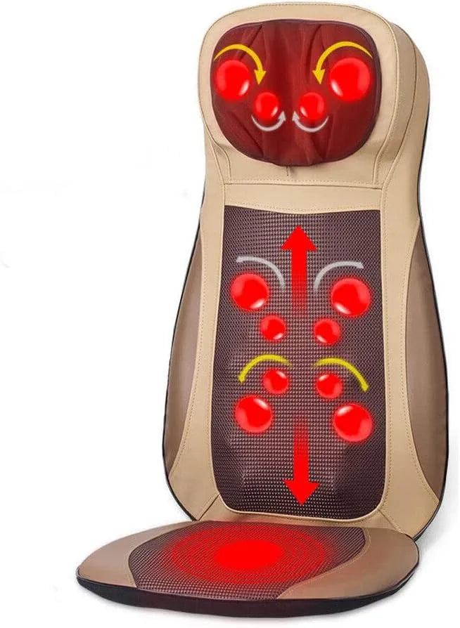 Relax- und Massagesessel, Shiatsu-Massagekissen, Massagegerät, Komfort-Massagesitzauflage mit Heizfunktion