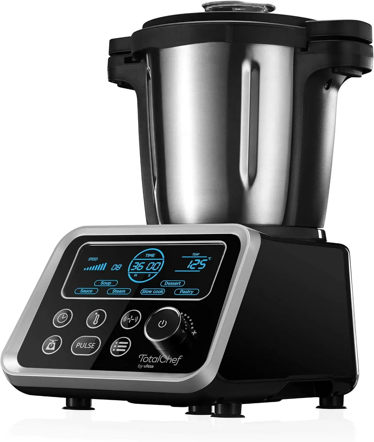 Küchenmaschine RK5, 3,5 L, 1700 W, LCD-Display, Karaffe mit 3,5 l Fassungsvermögen, Inklusive Rezeptbuch PDF, BPA-frei
