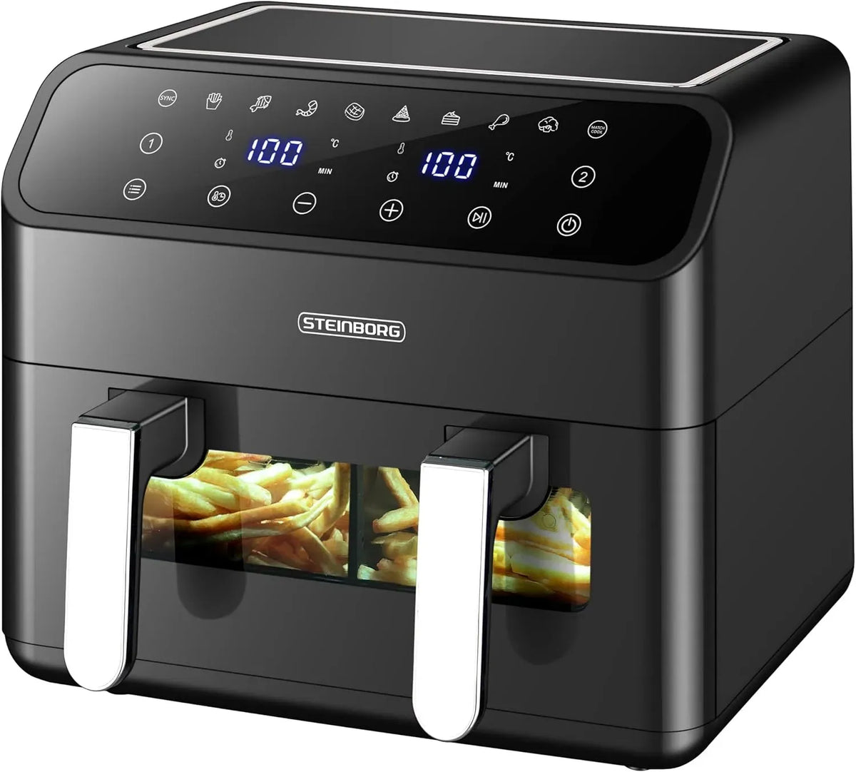 Backofen, 8 L, Grill, kompakt, Ofen zum Backen, Lebensmitteltrockner