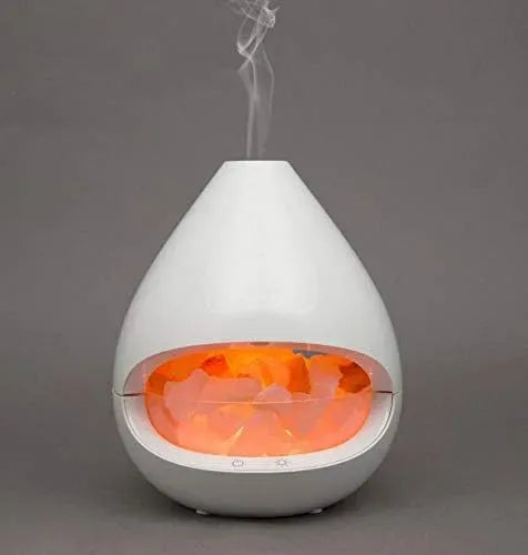 SALZKRISTALL-LEUCHTE, Salzkristalllampe, Aroma-Diffuser, Luftbefeuchter, Duftöldiffuser, Ionisator