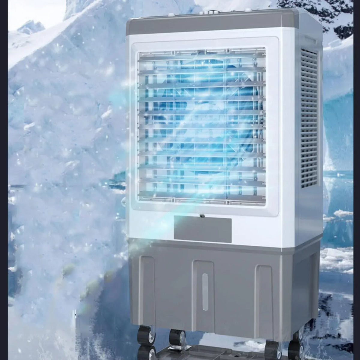 Klimaanlage 12H, tragbar, Timer, Oszillation, großer Wassertank, Camping, Smart Auto-Off