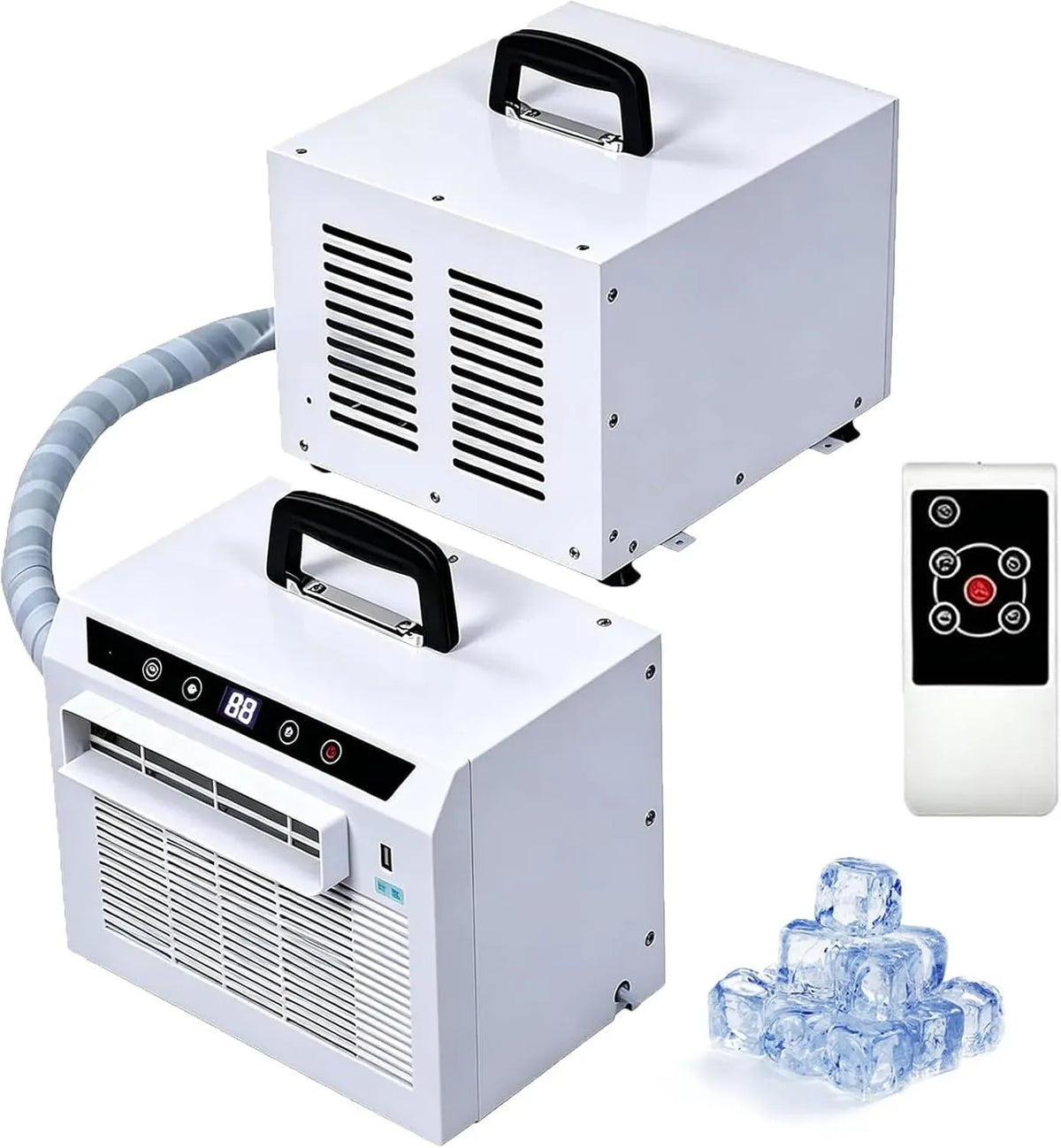 Klimaanlage, tragbar, Camping, 3000 BTU, Büro und Camping, 2 Meter