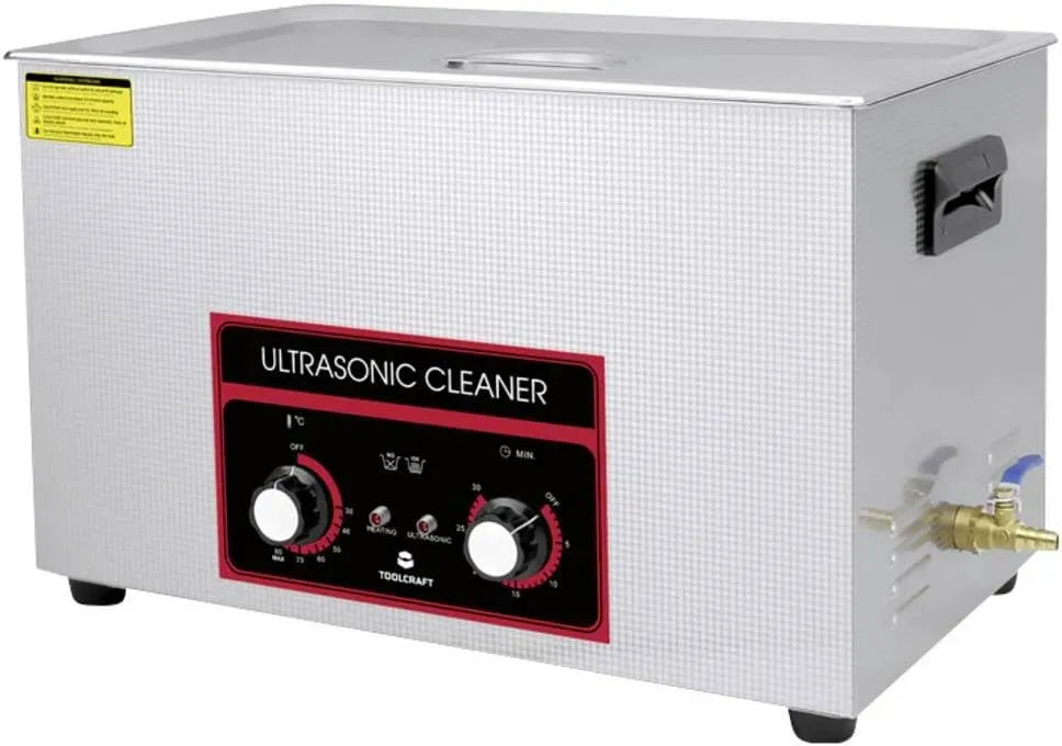 W 30 USC-3000 Ultraschallreiniger, Heizung, Ultraschallreinigungsgerät, 30 L, 600 W, Wärmefunktion, Werkstatt 600 W 30 l mit Heizung, Toolcraft