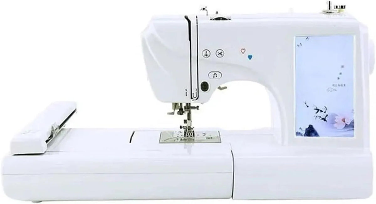 Haushaltsstickmaschine, Stickautomat, VChics Automatische Haushaltsstickmaschine Multifunktionale Näh- und Stickmaschine Stickmaschine
