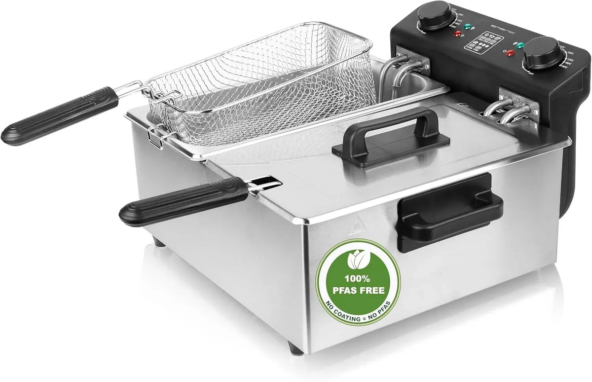 Öl-Fritteuse, 3.0 L, EMERIO, Öl-Fritteuse mit Kaltzonen Technologie