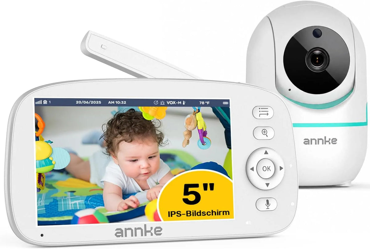 CV50 5000mAh Babyphone, Kamera, Akku, Babyüberwachungsgerät, 940nm, WLAN, kabellos