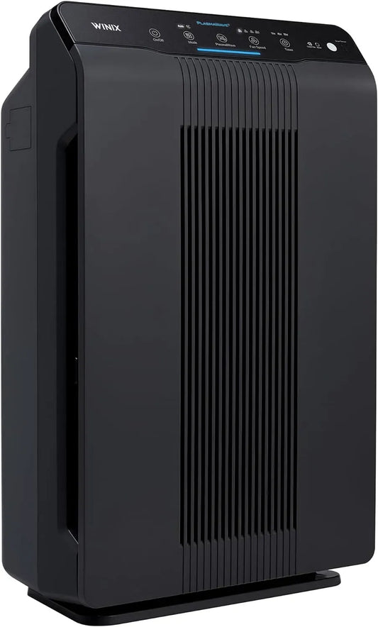 Luftreiniger, 390 m³/h, WINIX, Schwarz, 99㎡, Luftreinigungsgerät, 5500-2 luftreiniger Allergiker