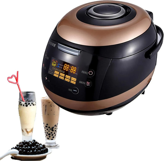 Milchtee-Perlenbereiter, Perlentopf, 5 L, 900 W, gewerblich, Antihaftbeschichtung
