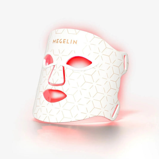 Anti-Aging, Lichttherapie Gesichtsmaske, 7 gezielte Lichtmodi, Lichttherapie Maske, Infrarot-Licht Hautverjüngung