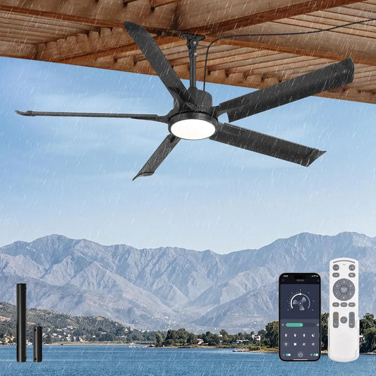 Ventilator, 142,2 cm, Outdoor, IP65, 6 Geschwindigkeiten Gleichstrommotor