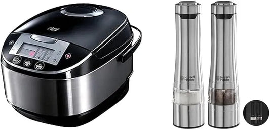 Russell Hobbs 11-in-1 Joghurtbereiter, Multikocher, Reiskocher, Schongarer, Dampfgarer, Cooker, Mühle, elektrischer Multikocher