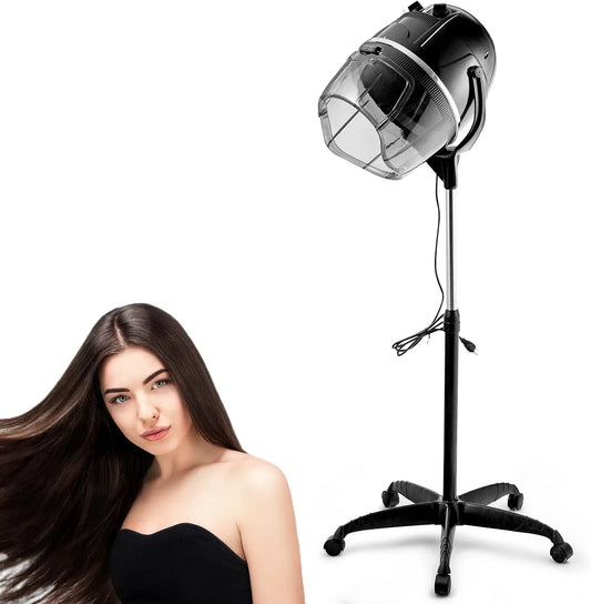 Wäschetrockner RELAX4LIFE 125-160cm, 1050 W, 40 bis 75 °C, Wohnzimmergestaltung, 2 Temperaturzonen, Schwarz, einstellbare Temperatur 40-75℃, 60min