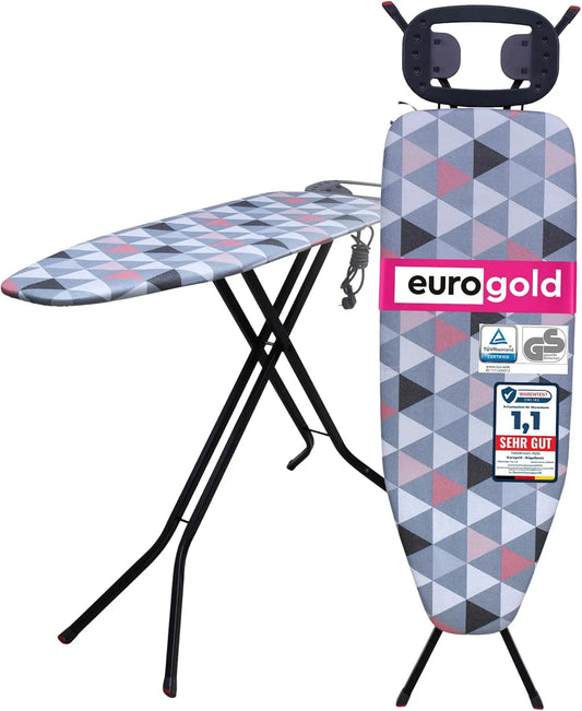 Dampfbügelstation, Dampfbügeleisen, Bügelbrett, Bügeltisch, Steckdose, elektrisches Bügeleisen, 120x42 cm, für Dampfbügelstation