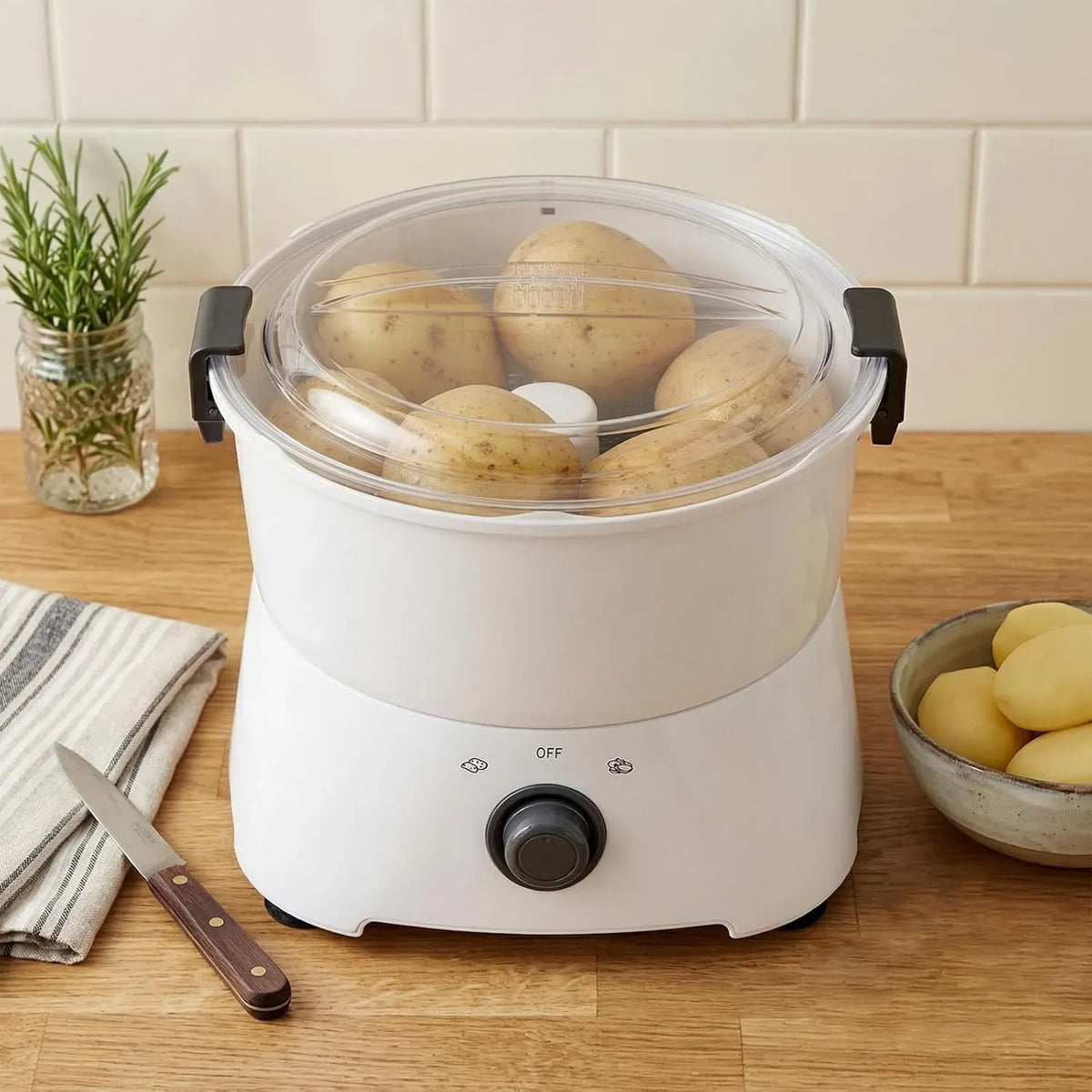 Kartoffelschälmaschine, Elektrische, Elektrischer Kartoffelschäler Kartoffelstreuer Mit Wasser Gemüseschäler