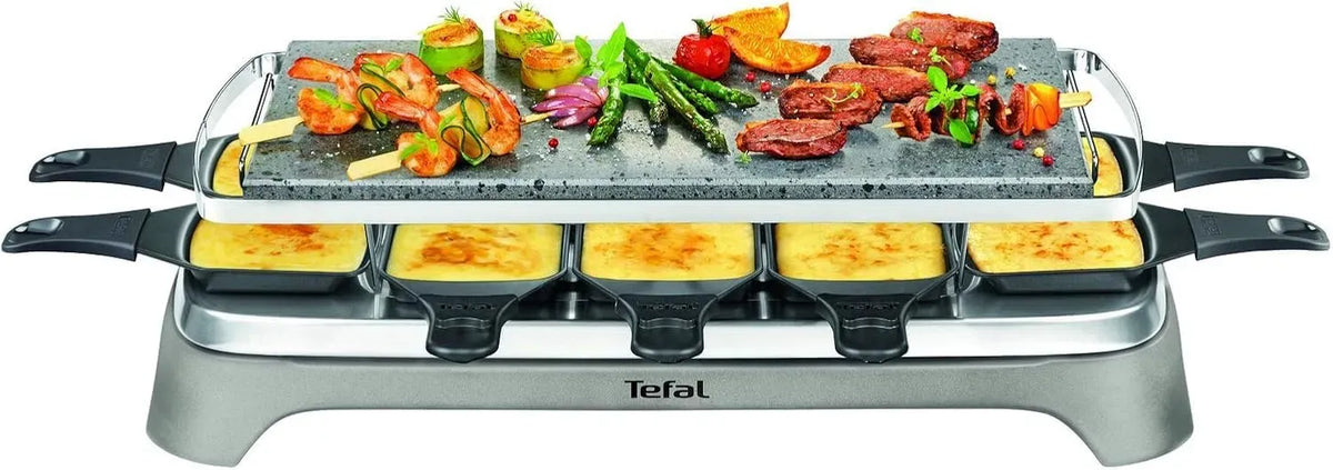 Tefal PR457B Kabel, 1350 W, Grill, Antihaftbeschichtung, Grau