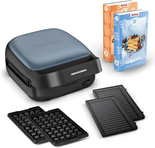 Tefal Waffeleisen, Waffelautomat, 700 W, Snack Collection Sandwich- und Waffeleisen