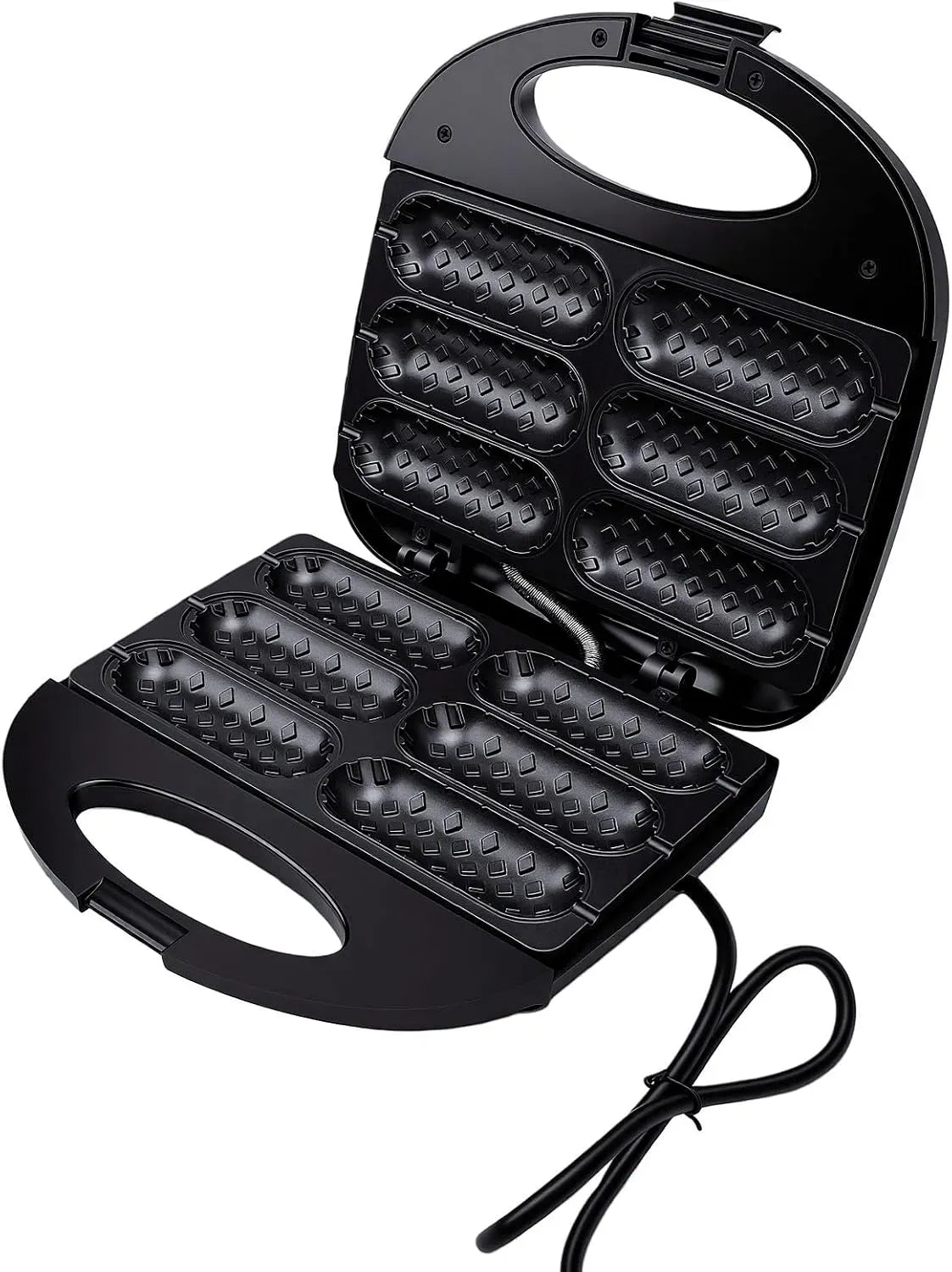 Waffeleisen, Maker, Waffelautomat, 750 W, 220 V, für 6 Mini Corn Dogs