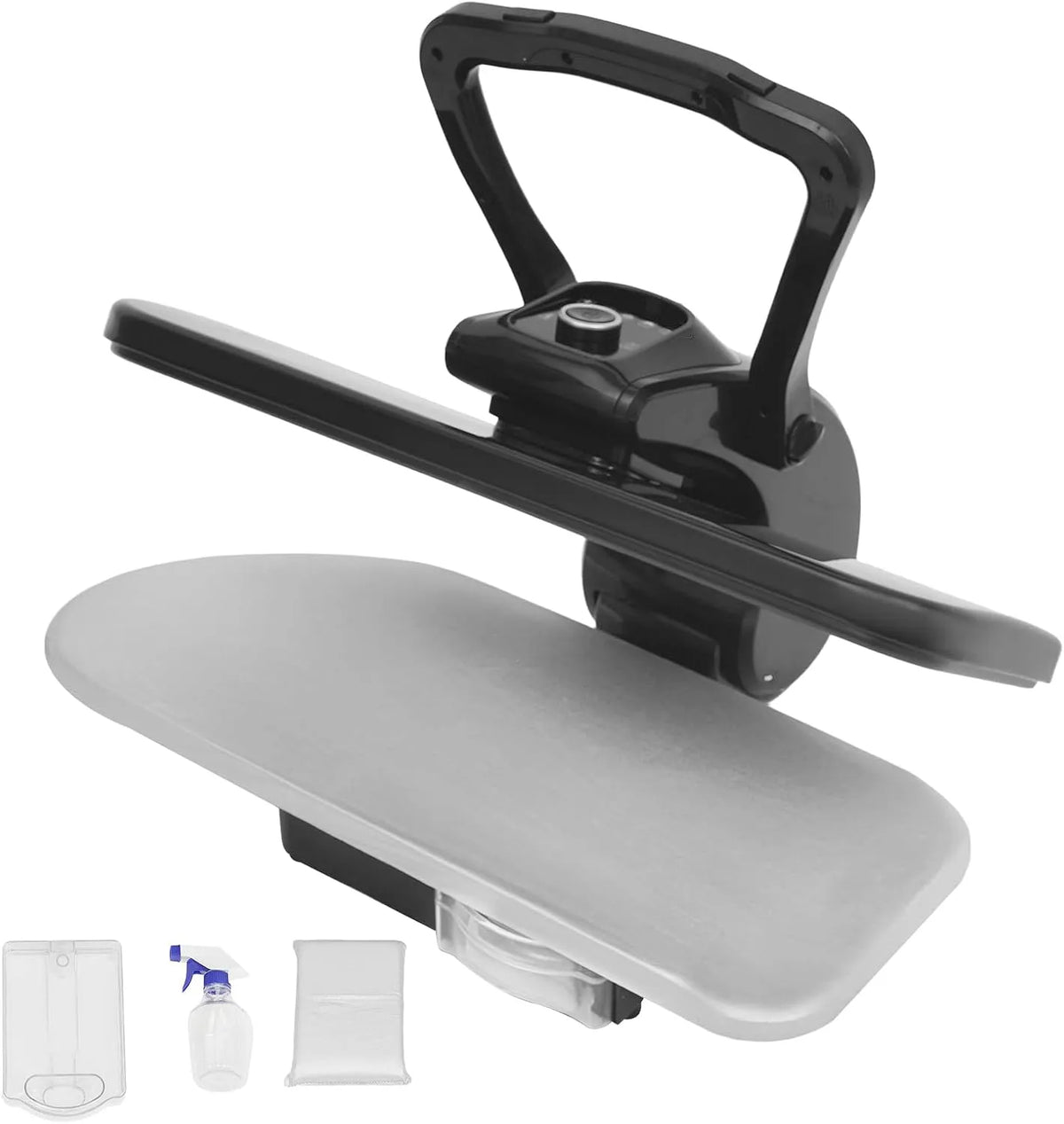Dampfbügelmaschine, Dampfbügelpresse, Dampfpresse, 2200 W, Schwarz, für Gewebe Dampfb