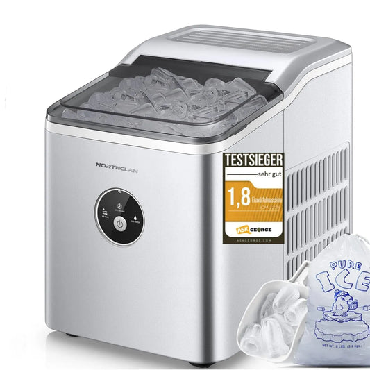 Eiswürfelmaschine, NORTHCLAN, 4K UHD, 14KG Ice Maker für Zuhause