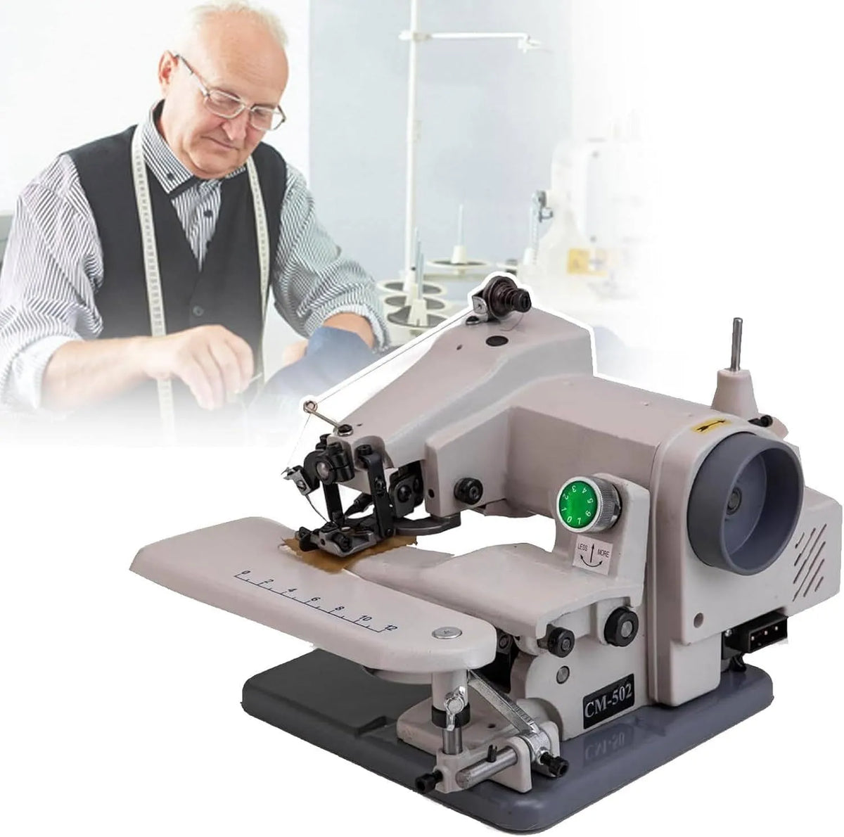 Haushaltsnähmaschine, Blindstichmaschine, Schreibtisch, elektrische Nähmaschine, 8 mm, für den Schreibtisch