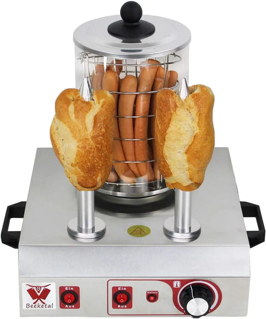 Hot Dog Maker, Korbdurchmesser, 140 mm, Edelstahl, Wärmefunktion, Beeketal