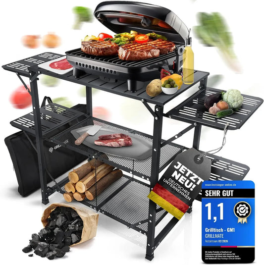 Grilltisch, Outdoor-Arbeitstisch für Grill, GRILLMATE