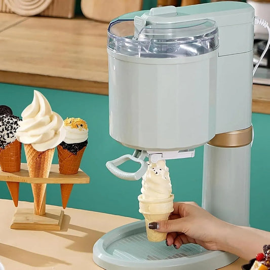 Mini Maker, Softeismaschine, Joghurtbereiter, Speiseeismaschine, 1 L, für Zuhause für Bars und Cafés