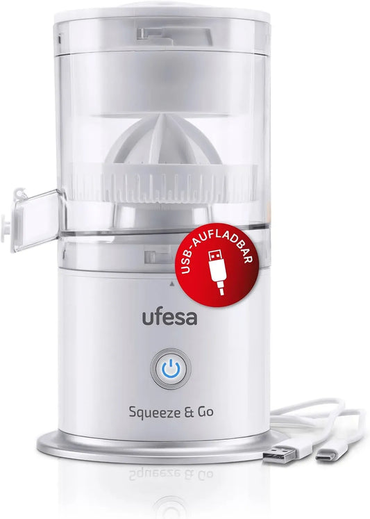 Entsafter, tragbar, USB, Weiß, 220ml Fassungsvermögen, BPA-frei, USB-Aufladung