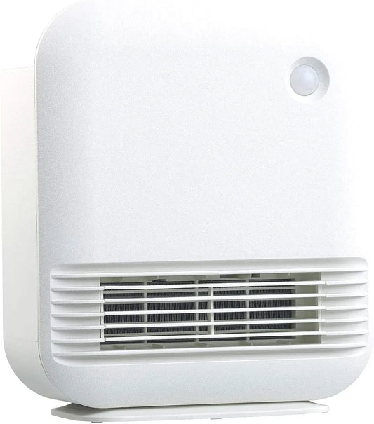 Elektroheizung, Timer, 1.500 W, elektrisches Heizgerät, Sichler Haushaltsgeräte Heizlüfter Bad: Design-Keramik-Heizlüfter mit Bewegungssensor