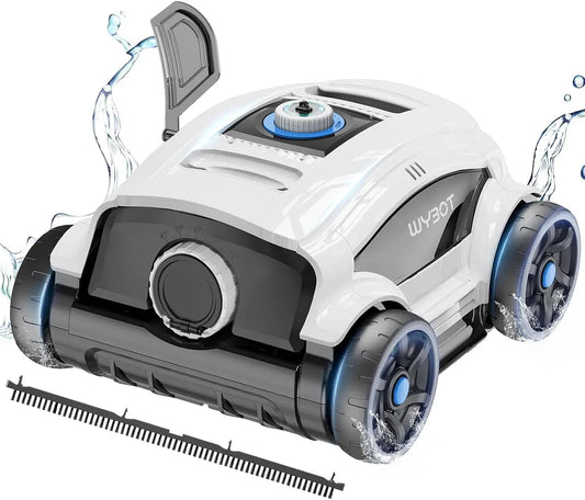Poolroboter, Bodensauger, Poolsauger, Akku, Poolreinigungsroboter, Poolreiniger, 100 m, kabellos, für 130 Minuten Betrieb, WYBOT