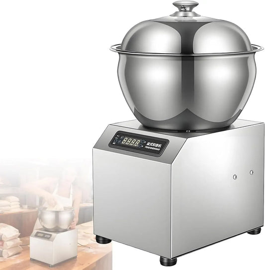 8kg/18lbs Teigknetmaschine, 8 kg, Robuste Teigknetmaschine mit Doppelrotation