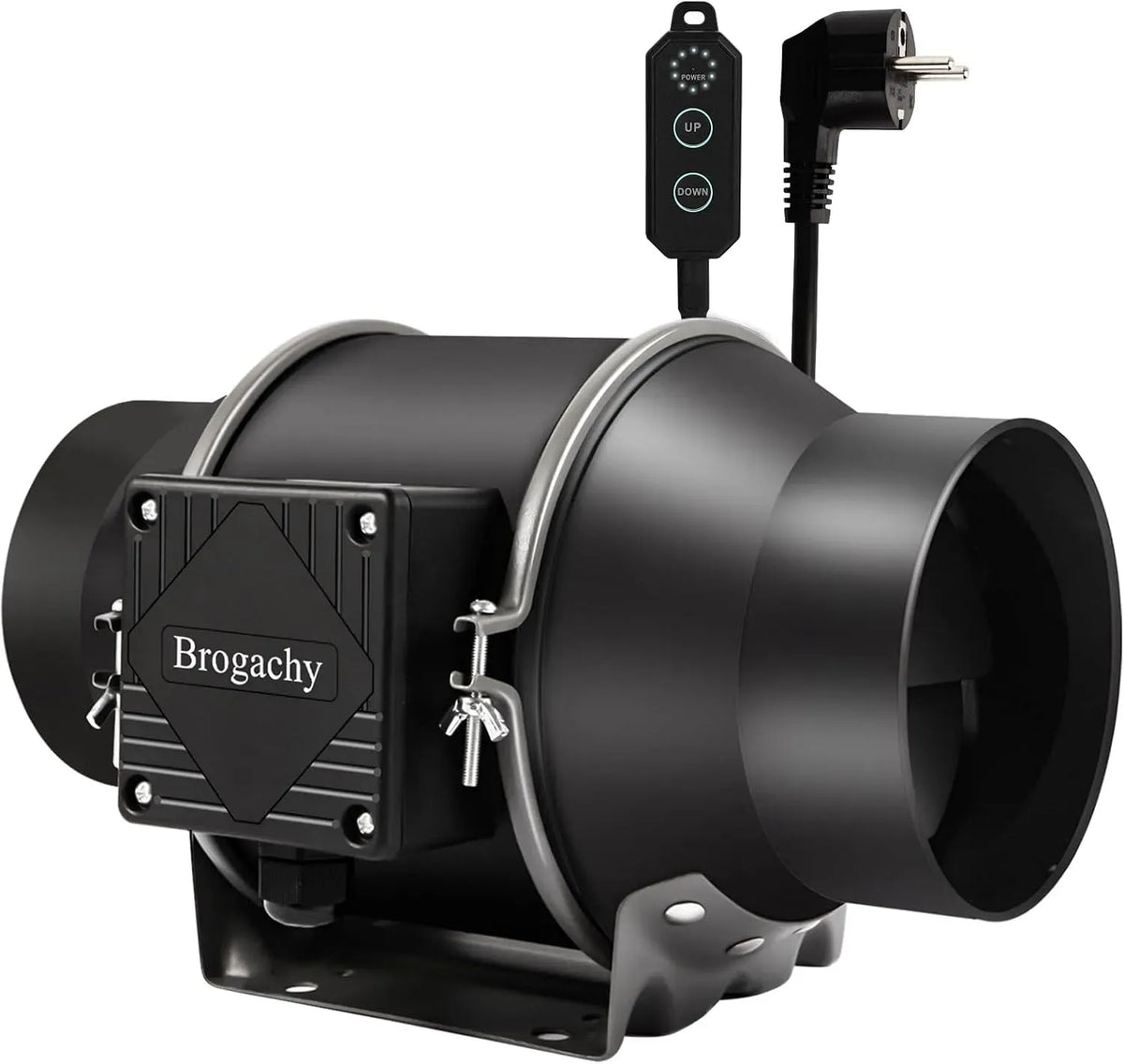 Ventilator, Boost, Rohrlüfter 3000 RPM mit Dreiphasiger EC Motor, für Booster