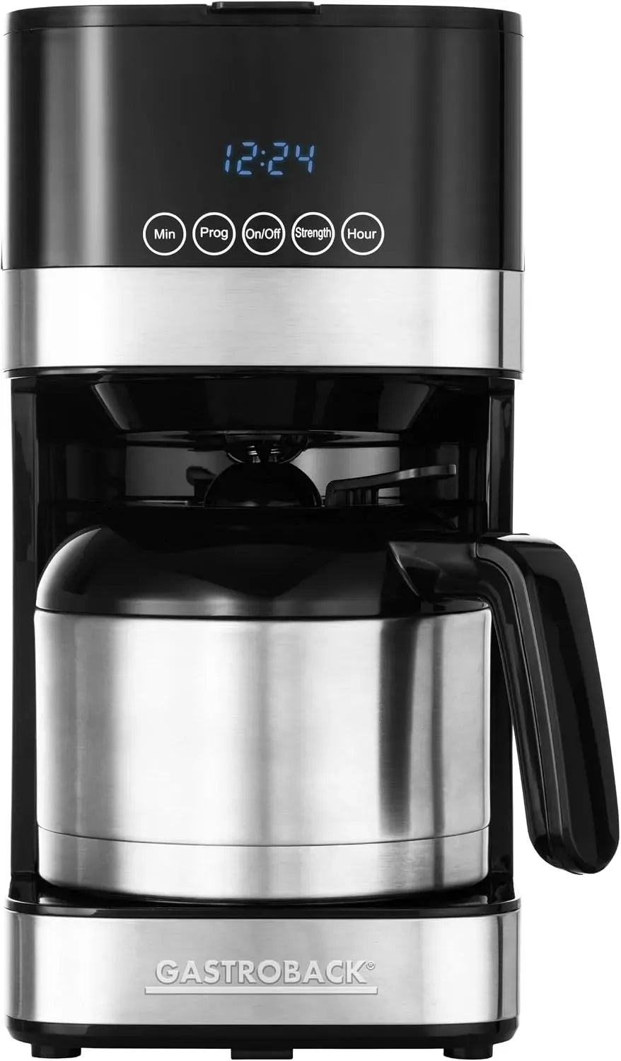 Kaffeemaschine, GASTROBACK, Schwarz, Kaffeebereiter, elektrische Kaffeemaschine, Design Filterkaffeemaschine Essential S