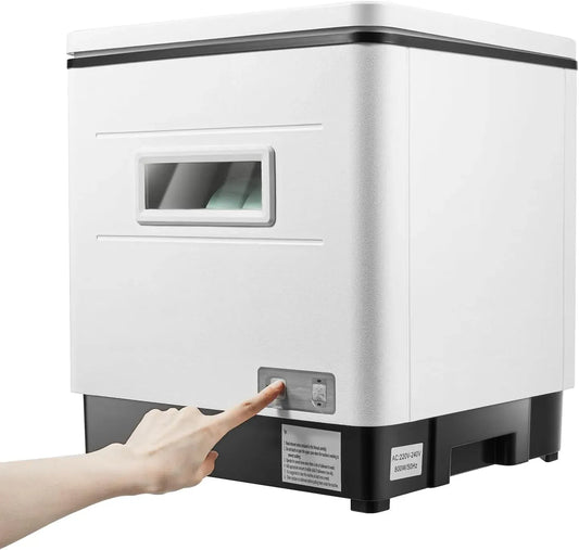 Geschirrspüler, 12 L, 800 W, Spülmaschine, Edelstahl