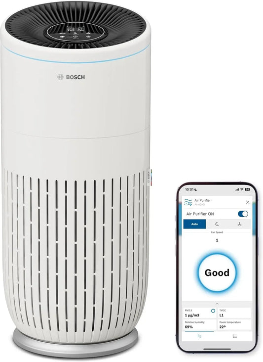 Bosch 6000i Luftreiniger, Für Räume bis zu 125 m²