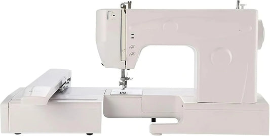 Näh-Stickmaschine, Nähmaschine, elektrische Nähmaschine, Stickautomat, 24 x 13,5 cm, 720 W, 12 cm, 500 Stiche