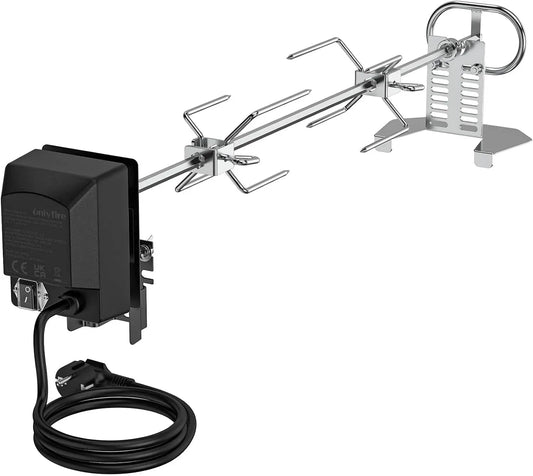 220-240V Gasgrill, Motor, Grill mit Gasbetrieb, 73cm, 240 V, 73 cm, Edelstahl, für Gasgrill