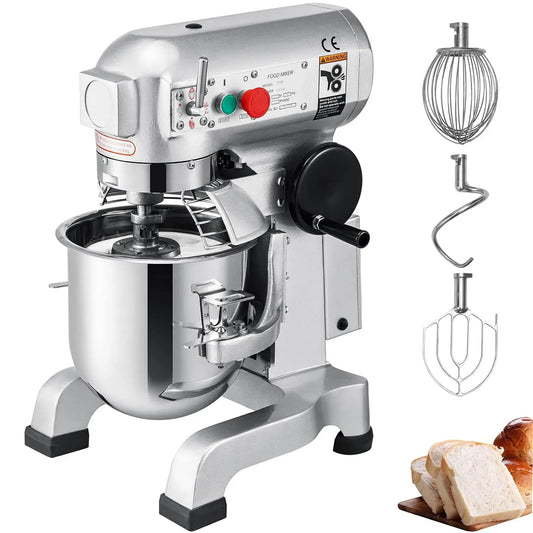 VEVOR 3-Gang-Standmixer, 30 L, Pizza, gewerblich
