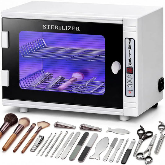 60-Minuten Desinfektionsschrank, elektrisches Sterilisationsgerät, 10 L, Timer, gewerblich, für Instrumente aus Metall mit 60-Minuten Timer