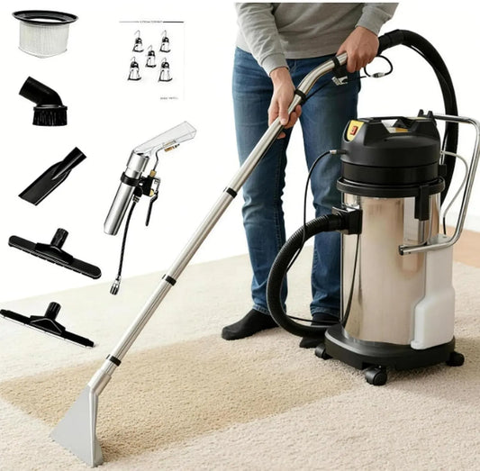 Waschmaschine, 30 L, Professionelles, tragbar, gewerblich, tragbarer Nass- und Trockenreiniger 30L, 3-in-1-Gerät mit Sprühfunktion