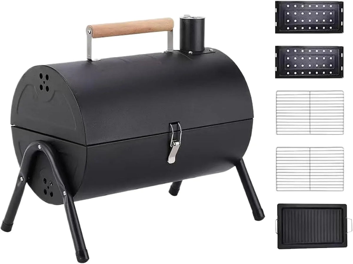 Picknick-Grill, Fassgrill, Outdoor, Camping, für Zuhause