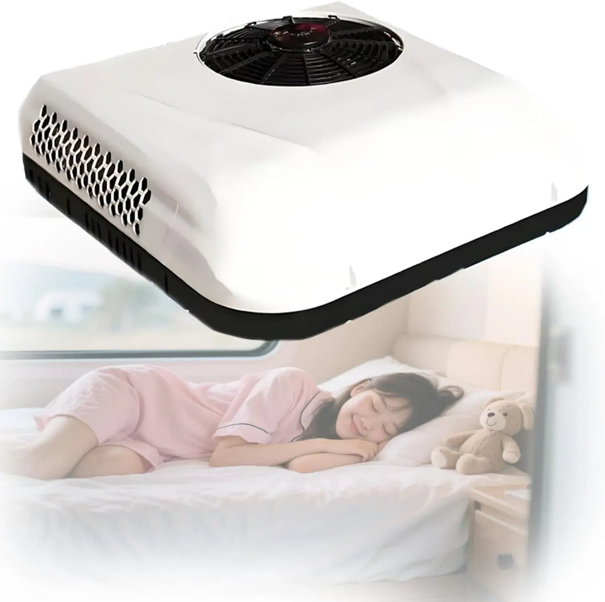 Klimaanlage, 12 V, Klimaanlagen 12v/24v White-12v, Weiß
