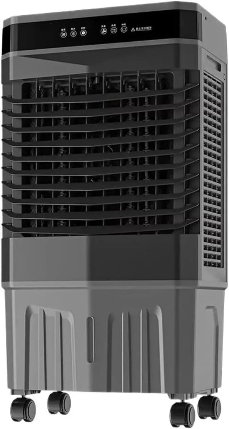 Klimaanlage 12-Stunden-Timer, 110 cm, tragbar, 3 Geschwindigkeiten, großer Wassertank
