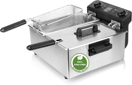 Öl-Fritteuse, 3.0 L, EMERIO, Öl-Fritteuse mit Kaltzonen Technologie
