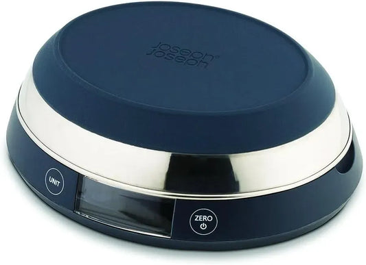 2-in-1 Küchenwaage, 5 kg, LCD-Display, Grau, Joseph