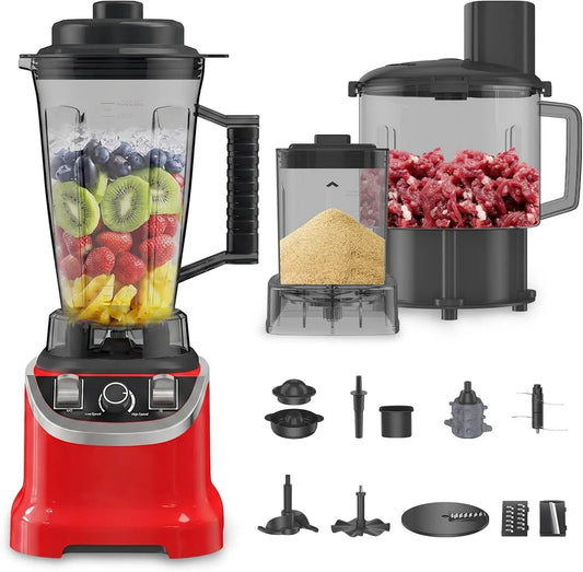 Standmixer 8-in-1, 3 L, 9500 W, Edelstahl, 000 U/min