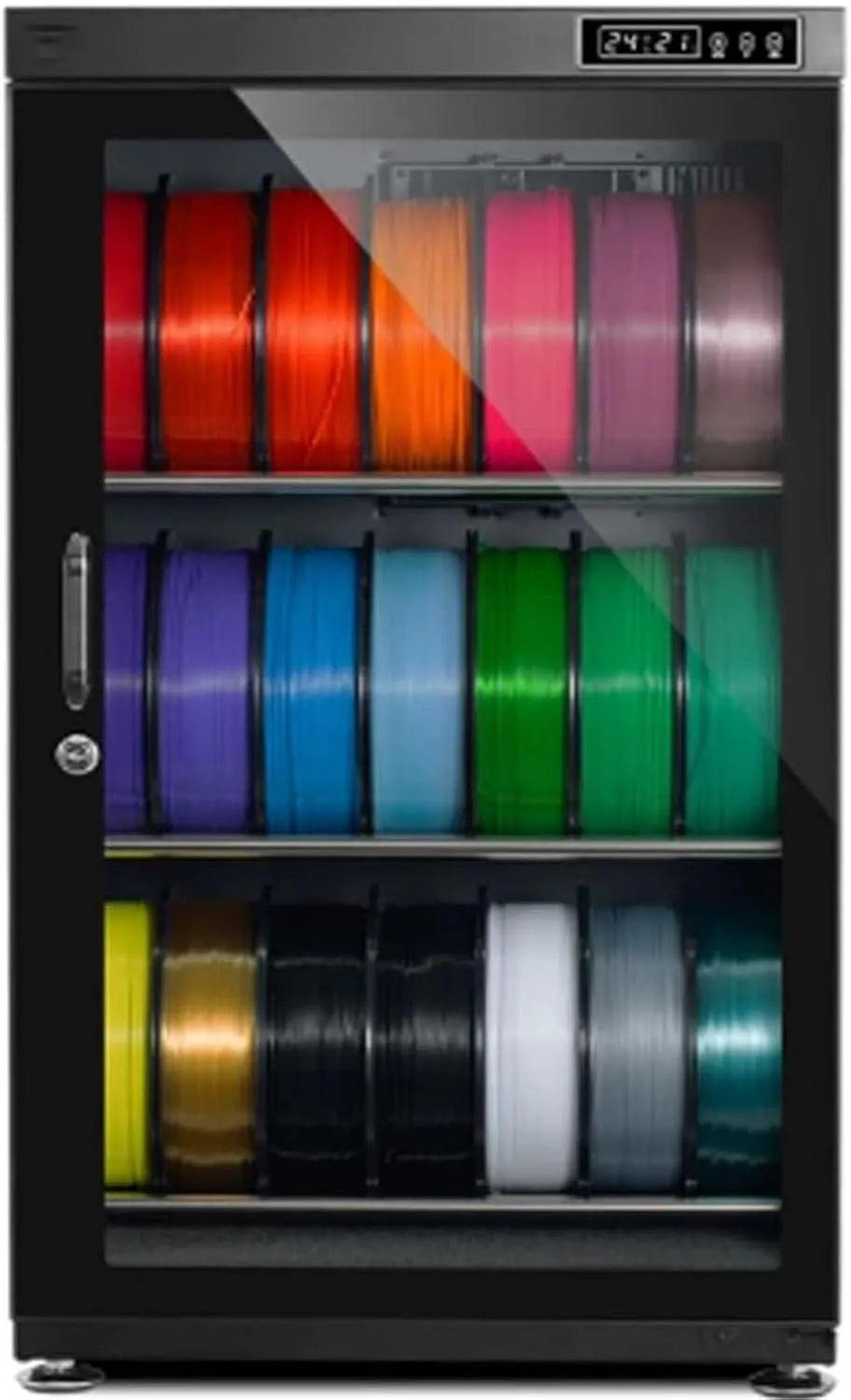 Luftentfeuchter, 115 L, PixCy TPU 115L 3D-Druckfilament, Transportrollen, 3D-Optik, Geeignet Für 3D-Druckmaterialien Wie Nylon/Pla/Abs/Petg/