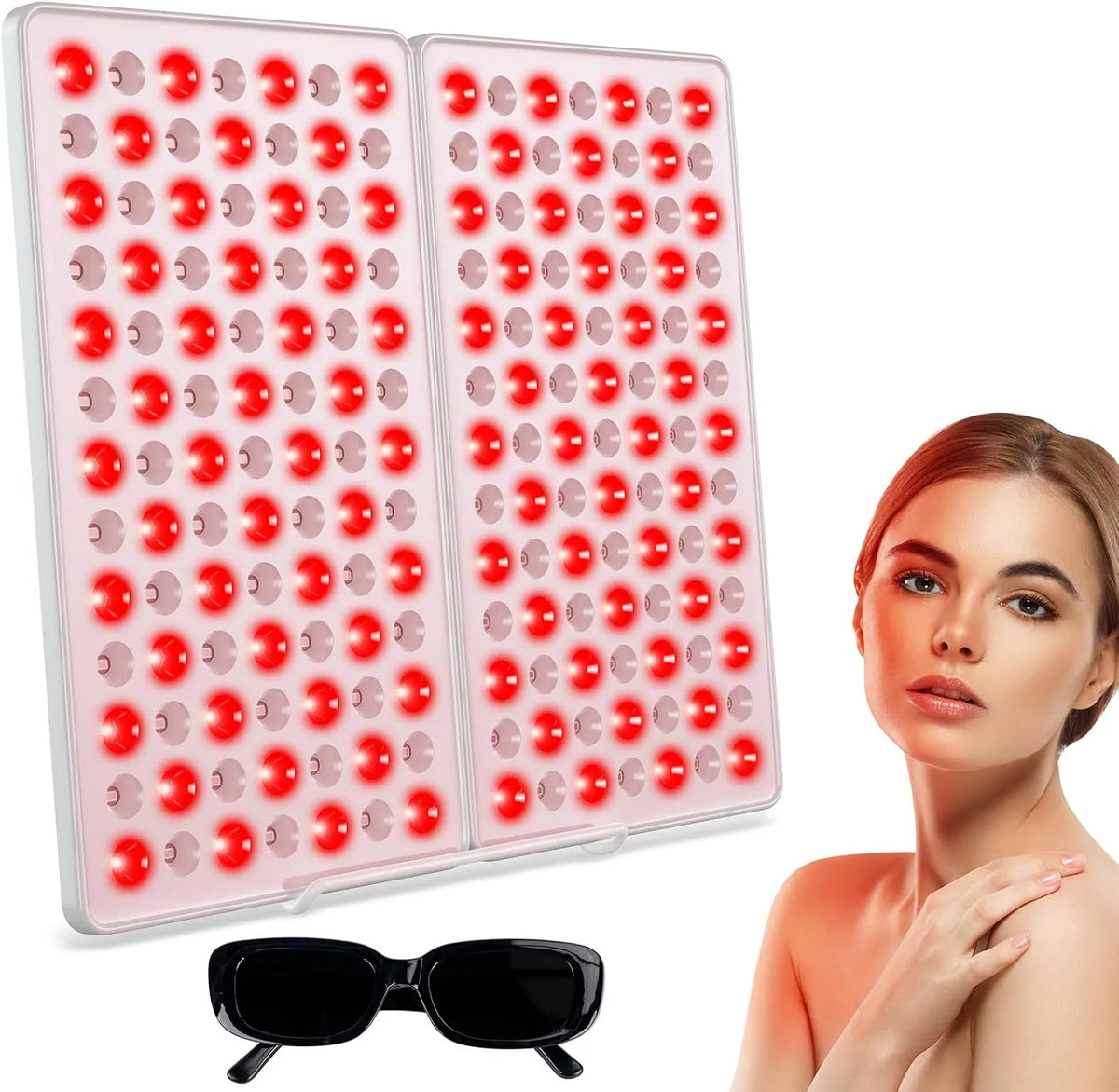 660nm 850nm für Gesicht & Körper, Timer, 182 LEDs, Ständer, kühle Anwendung ohne Wärmeentwicklung